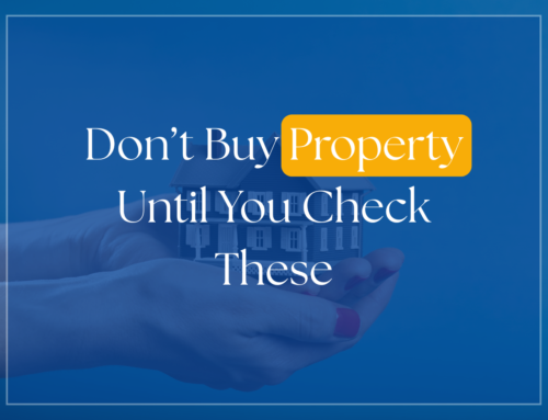 Don’t Buy Property Until You Check These 5 Points